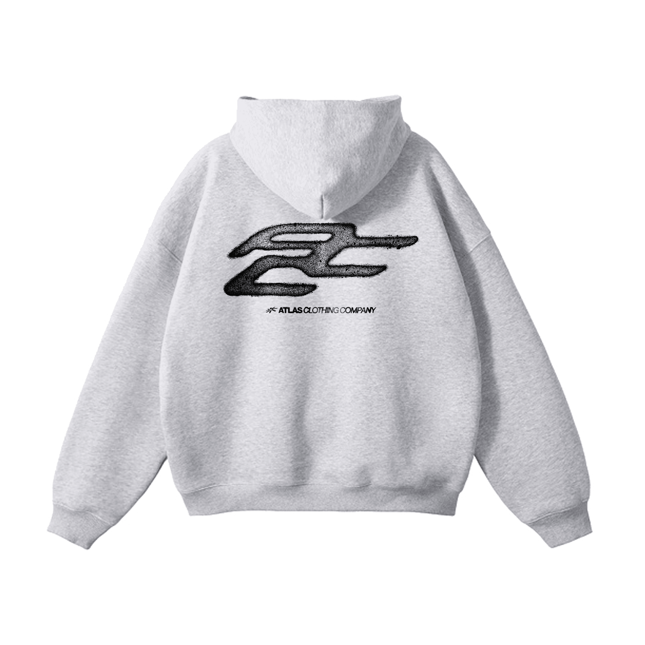 gray hoodie back