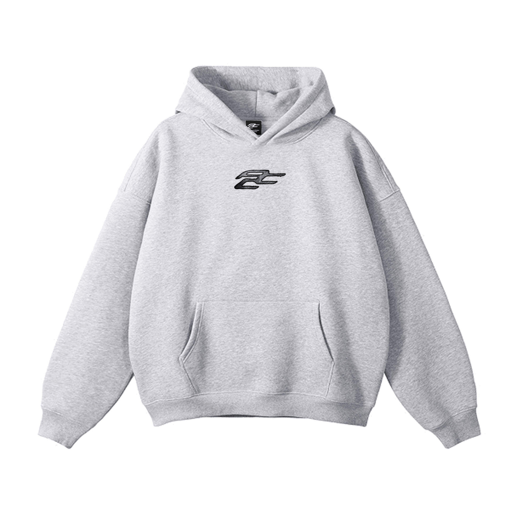 gray hoodie front