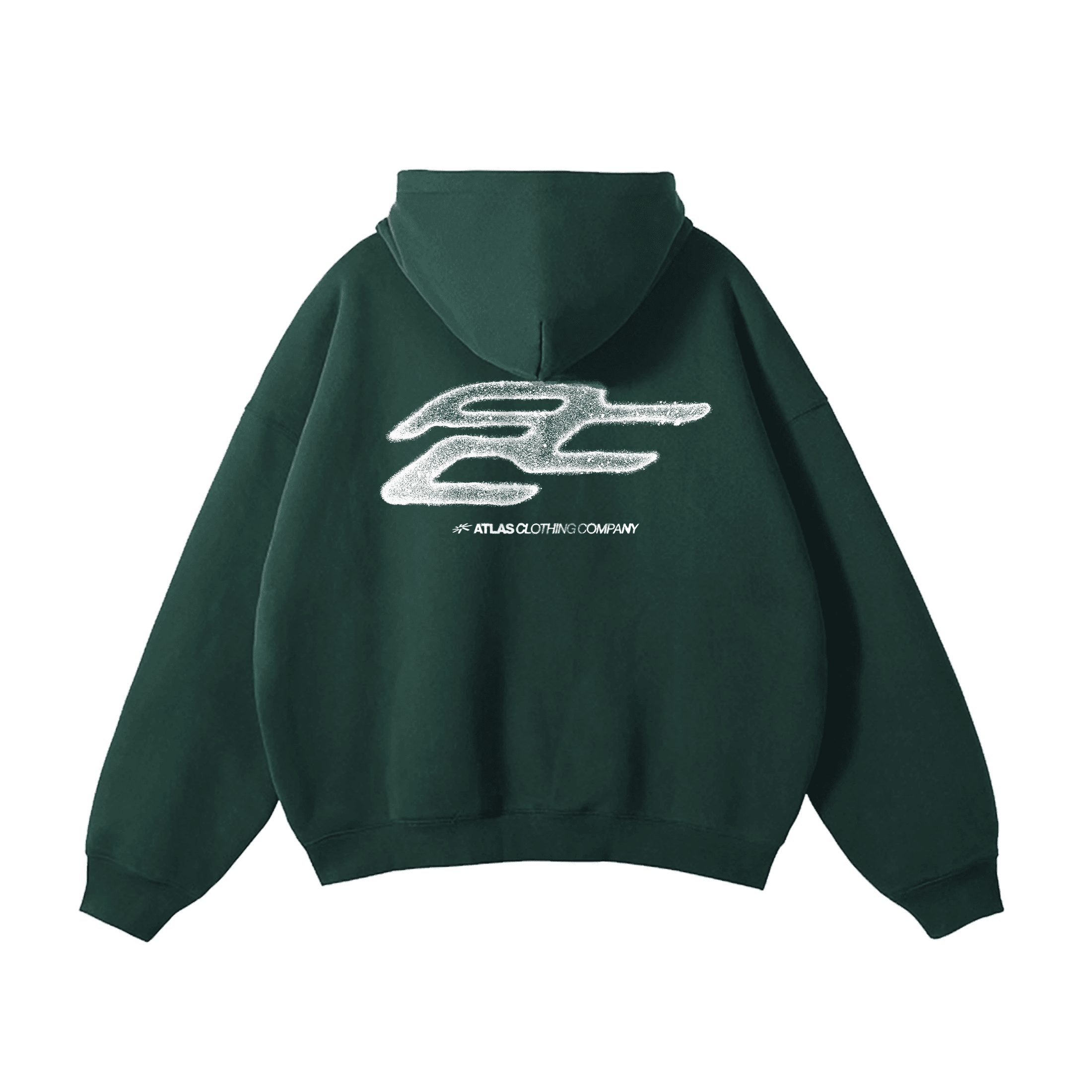green hoodie back